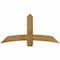 Ekena Millwork Bellingham Rough Sawn Timber Gable Bracket, Western Red Cedar, 60"W x 30"H x 4"D x 6"F, 12/12 Pitch GBW060X30X0406BEL00RWR - alternate 1